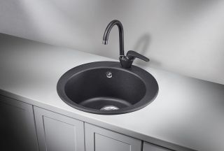 Мойка кухонная Granula 4801, ЧЁРНЫЙ